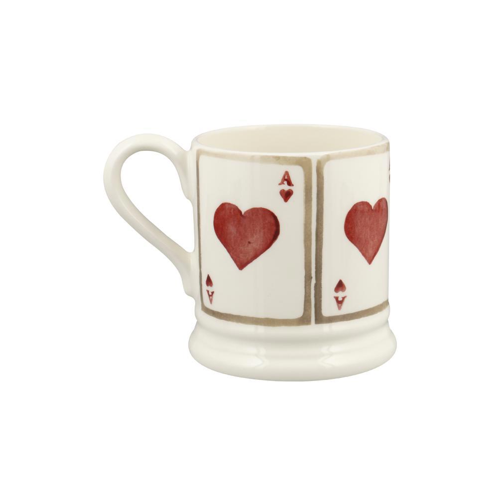 Emma Bridgewater Ace Of Hearts Half Pint Mug